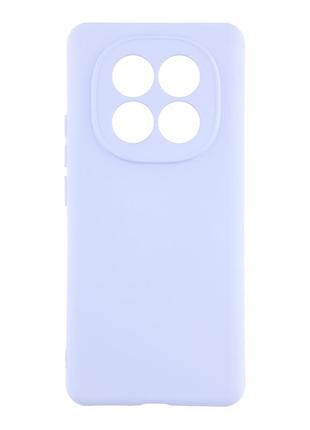 Чехол silicone cover full camera для xiaomi redmi note 15 4g 5g с микрофиброй внутри фиолетовый 05.lilac mc-12328