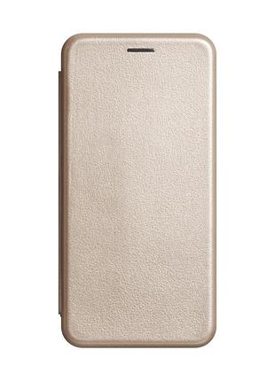 Чехол-книжка кожаный для samsung m20 защита от повреждений эко кожа золотой mc-10417