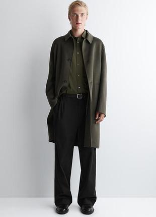 Брюки мужские cos pleated wide-leg trousers / 50