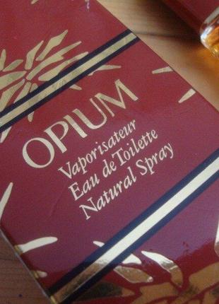 Оригинал yves saint laurent opium - винтаж духи туалетная вода парфюм2 фото