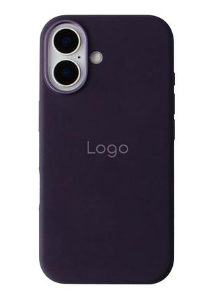 Чохол силіконовий silicone case metal buttons для iphone 16 із захистом камери purple mc-11681