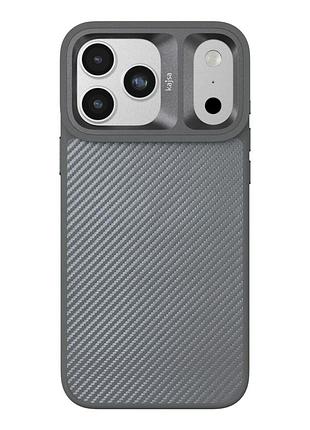 Чехол kajsa glamorous collection панель-накладка с magsafe для iphone 17 pro tpu серый b-ring mc-12396