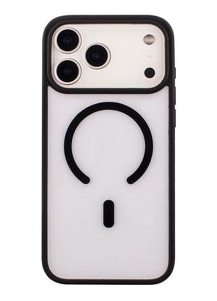 Чехол tpu pc spigen ultra hybrid с magsafe для iphone 17 pro max защита камеры черный mc-12080