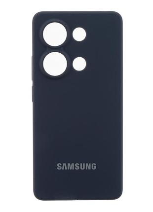 Чохол liquid silicone full camera для samsung galaxy s25 edge 5g захист камери протиударний сірий mc-12310