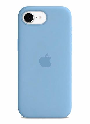 Чохол силіконовий silicone case з magsafe для iphone 17e 16e захист від ударів із мікрофіброю всередині winter blue mc-12012