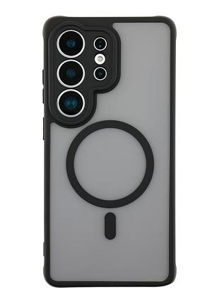 Чехол tpu+pc anti drop для samsung galaxy s26 ultra 5g защита камеры с magsafe черный mc-12242