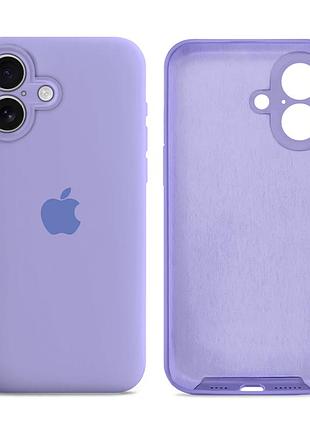 Чохол силіконовий silicone case full size з рамкою для iphone 16 захист від пошкоджень elegant purple mc-11561