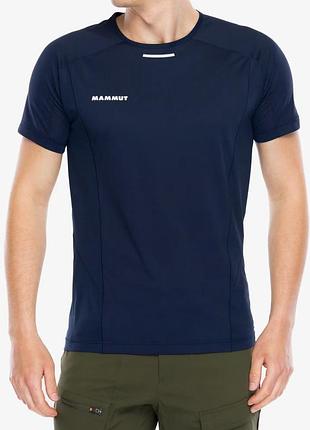 Швидковисихаюча футболка mammut aenergy fl t-shirt - marine