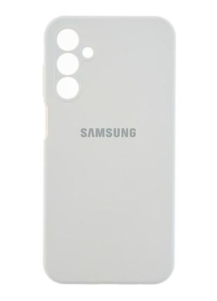Чохол liquid silicone full camera для samsung galaxy a16 4g a165 a16 5g a166 з мікрофіброю всередині білий mc-11826