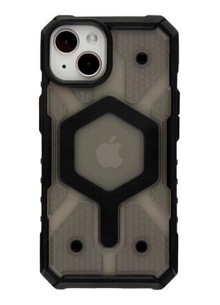 Чохол tpu+pc armorhex magnetic case для iphone 13 14 з magsafe matte black mc-11860