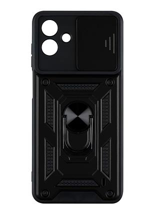Чехол armor guard shield tpu для samsung galaxy a08 a07 противоударный с защитой камеры черный mc-12252