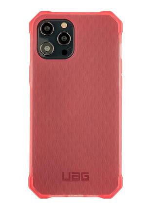 Чохол uag armor силіконовий протиударний для iphone 12 pro max захисний з посиленими кутами pink mc-10650