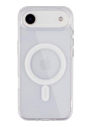 Чохол tpu clear case з magsafe для iphone 17 air прозорий протиударний із захистом камери transparent mc-12009