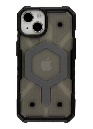 Чохол armorhex magnetic case tpu+pc для iphone 13 14 з magsafe захист камери matte grey mc-11859
