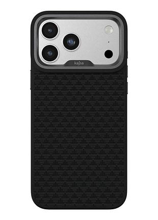 Чохол kajsa glamorous collection панель-накладка з magsafe для iphone 17 pro max захисний tpu black o-ring mc-12425