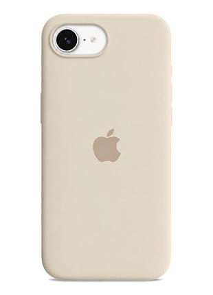 Чехол силиконовый silicone case full size для iphone 17e 16e защита камеры цвет 11.antique white mc-11878