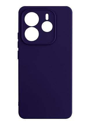 Чехол силиконовый silicone cover full camera для xiaomi redmi note 14 4g с защитой камеры пурпурный mc-11810