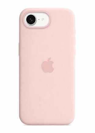 Чехол silicone case full size для iphone 17e 16e силиконовый защитный 81.chalk pink mc-11893