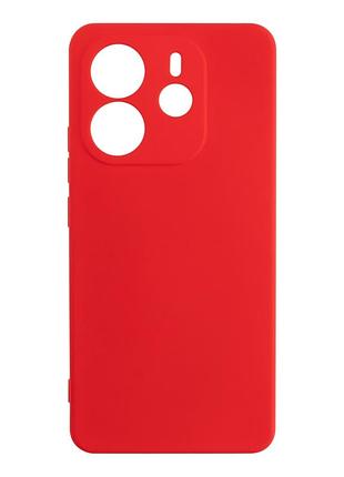 Чохол силіконовий silicone cover full camera для xiaomi redmi note 14 4g захист камери червоний mc-11812