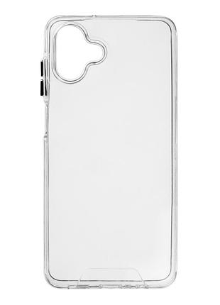 Чохол tpu space case для samsung galaxy a08 a07 прозорий класичний із захистом камери transparent mc-12063