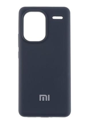 Чохол силіконовий liquid silicone aa для xiaomi redmi note 13 pro+ 5g із захистом камери сірий mc-11799
