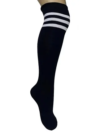 Детские подростковые черные гольфы для девочек