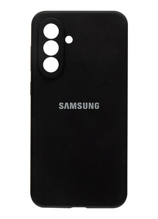 Чехол liquid silicone с микрофиброй для samsung galaxy a57 5g защита камеры черный 18.black