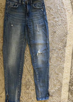 Джинси скіні zara 34/36