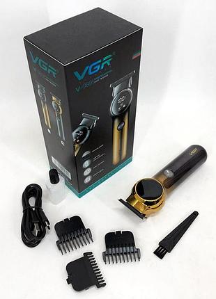Бритва триммер для мужчин vgr v989, машинка для стрижки мужская, тример oe-202 для бороды top shop ua_