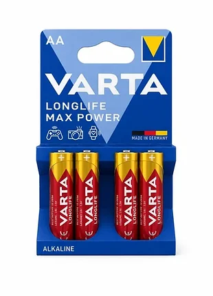 Батарейки varta longlife alkaline max power aa (4шт)