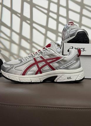 Asics gel-venture 6 white metallic red