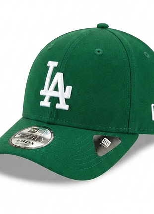 Кепка бейсболка new era 9forty m-crown los angeles dodgers green (оригинал), зеленый, one size