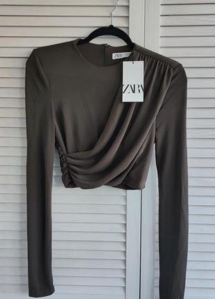 Новый лонг от zara кофта