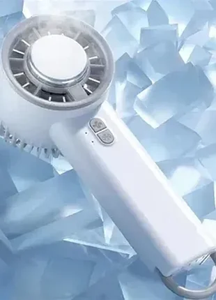 Вентилятор bf-8 з функцією холодного обдуву та охолоджуючим ice pack ефектом білий