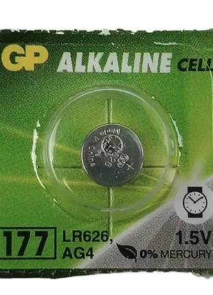 Батарейка t&amp;e ag4/lr66/ lr626/377/sr626w/gp 77a