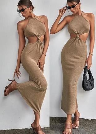 Розпродаж сукня prettylittlething мідаксі з декоративним вузлом