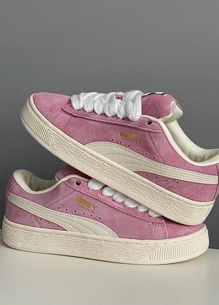 Кросівки puma suede xl grape mist warm white