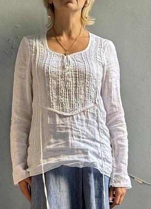 Сорочка льон max mara. розмір s/m.