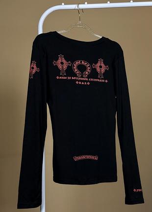 Лонг ❤️chrome hearts 🖤 100%бавовна