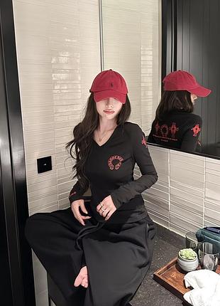 Лонг ❤️chrome hearts 🖤 100%бавовна 6