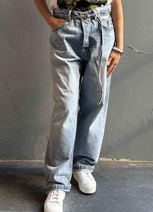 Джинси унісекс acne studio на шнурку. розмір l, 30-32.