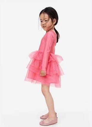 Рожева сукня на дівчинку 6-8 років h&m 122-128см