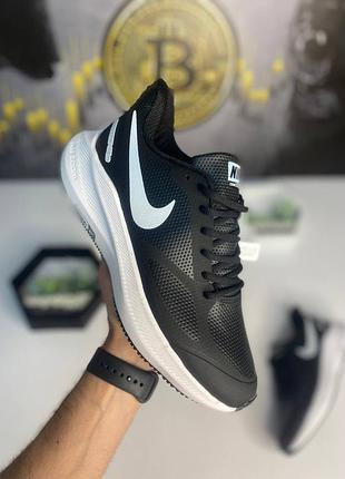 Стильні кросівки nike air running black/white