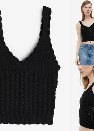 В'язаний топ h&m