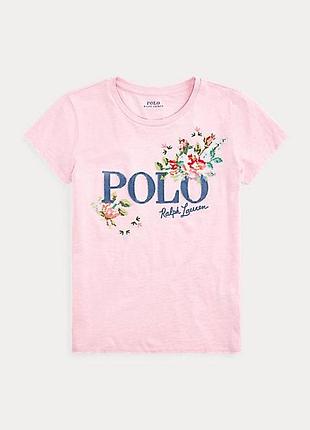 Жіноча бавовняна футболка polo ralph lauren