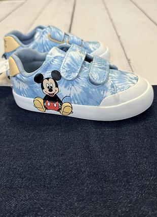 Нові кеди h&m disney 24 pозмір устілка 15 см кросівки на липучці