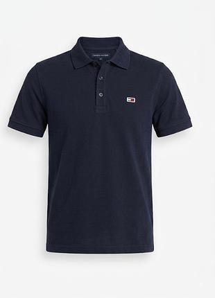 Поло чоловіче tommy hilfiger темно-синє