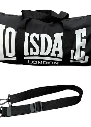 Спортивна сумка бочонок для тренувань та фітнеса 33л lonsdale, сумка чоловіча в спортзал