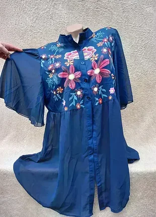 Шифонова блуза,р50-52💙💙💙