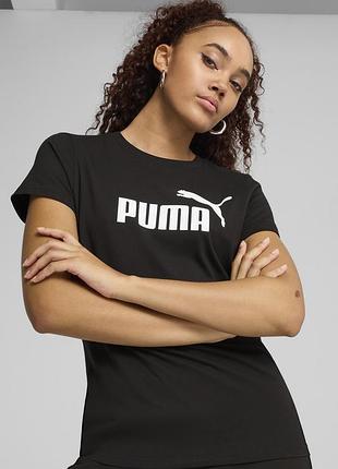 Женская хлопковая футболка puma